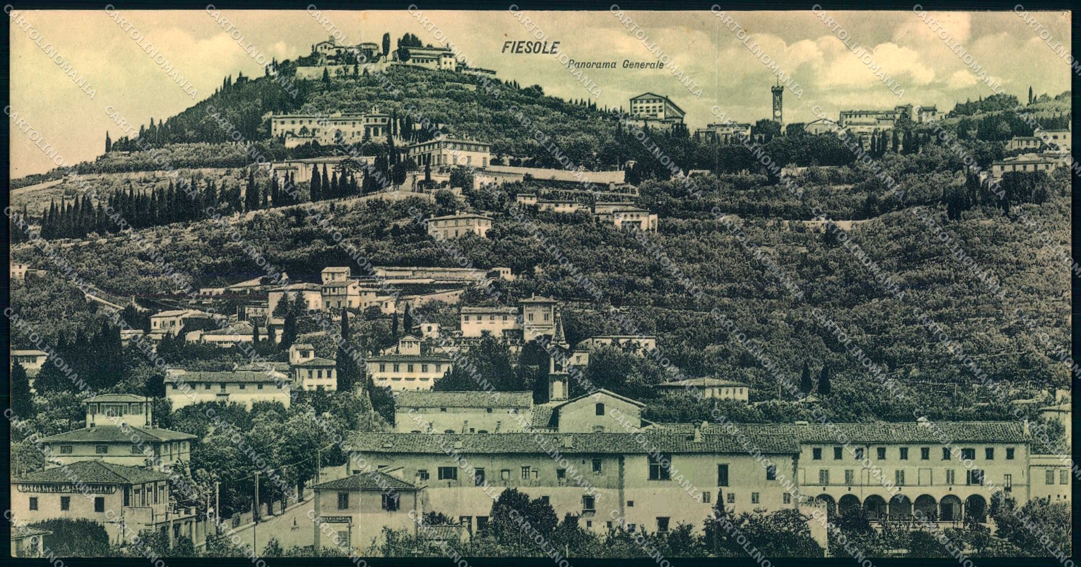 Firenze Fiesole tripla cartolina JK0963 – fronte