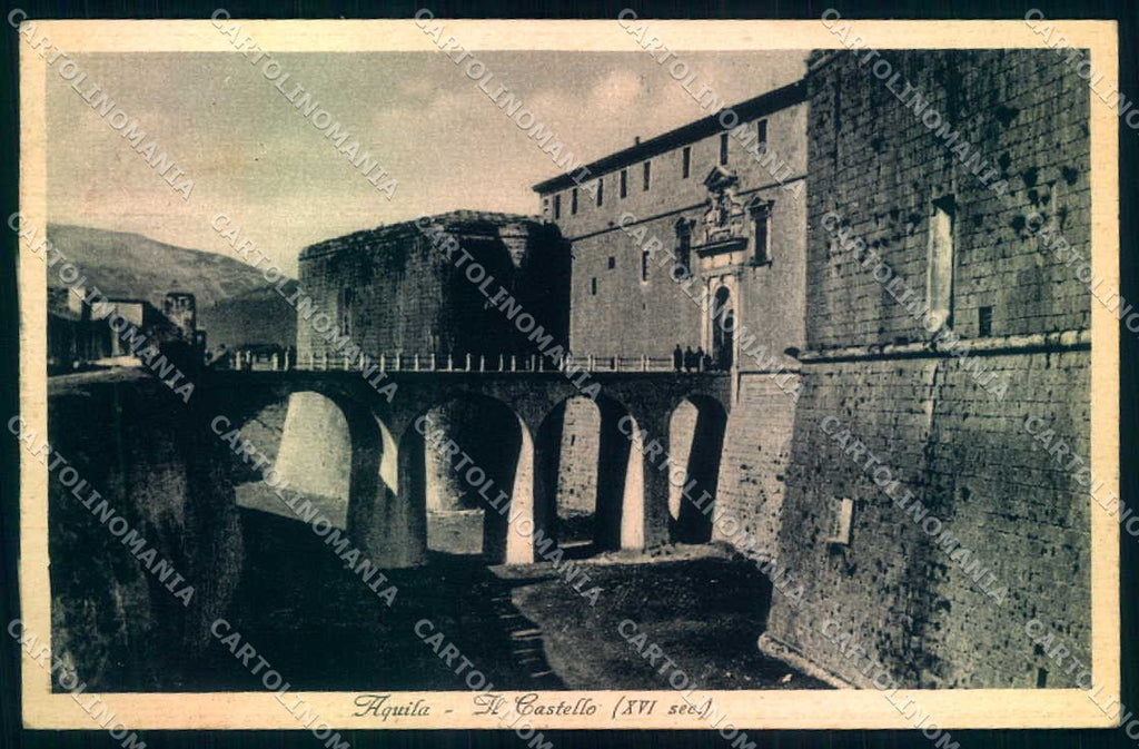L'Aquila Città Castello cartolina JK0967 – fronte