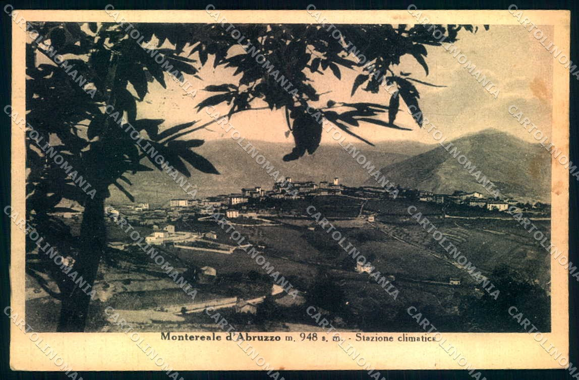 L'Aquila Montereale cartolina JK0968 – fronte