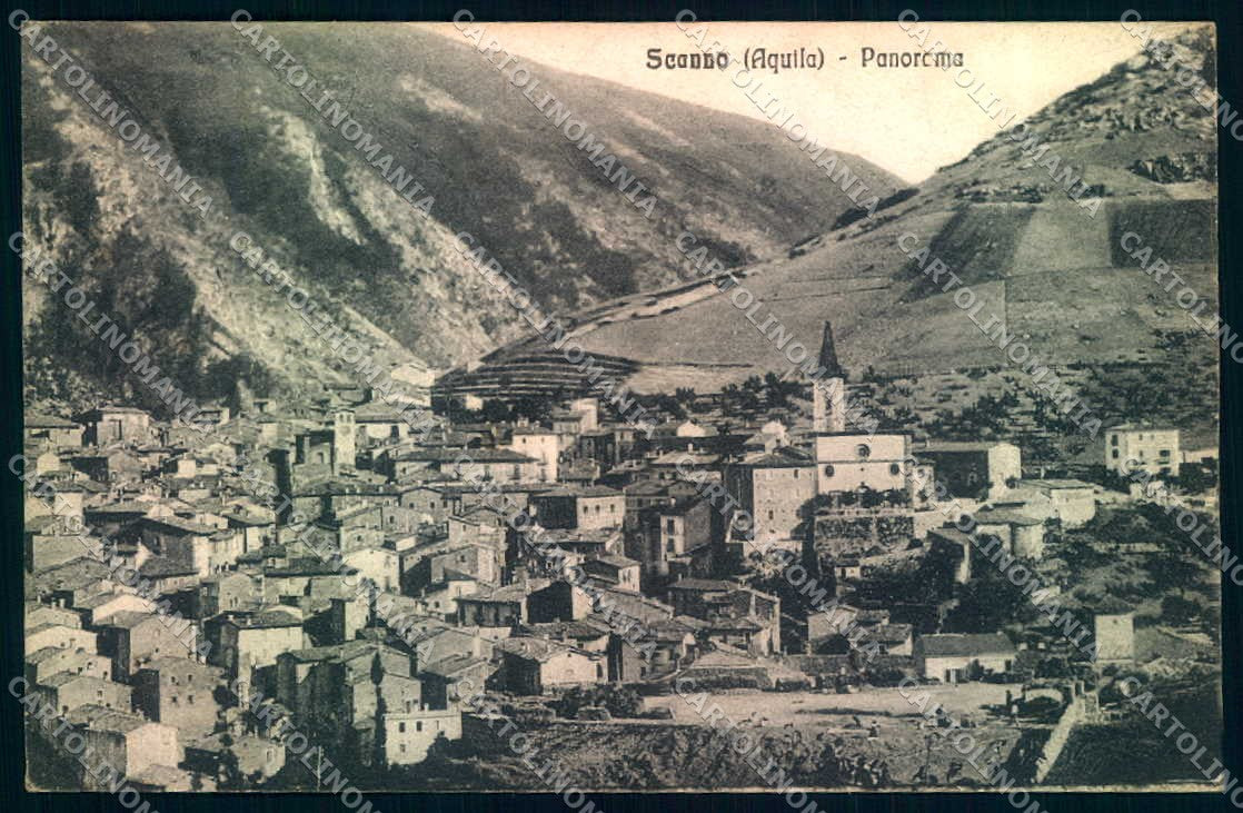 L'Aquila Scanno cartolina JK0973 – fronte