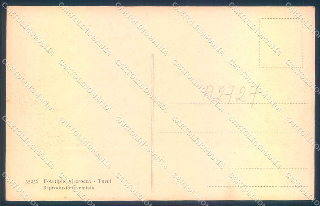 L'Aquila Avezzano Terremoto Militari Alterocca 35236 cartolina JK0981 – retro