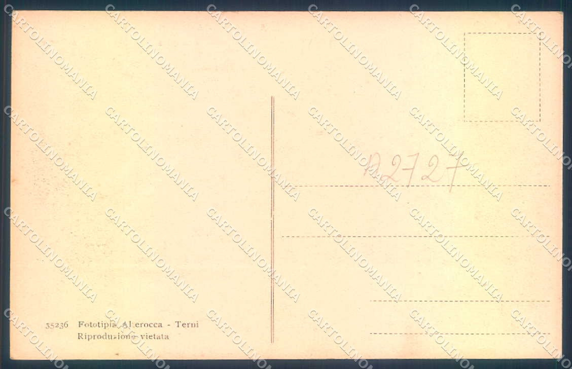 L'Aquila Avezzano Terremoto Militari Alterocca 35236 cartolina JK0981 – retro