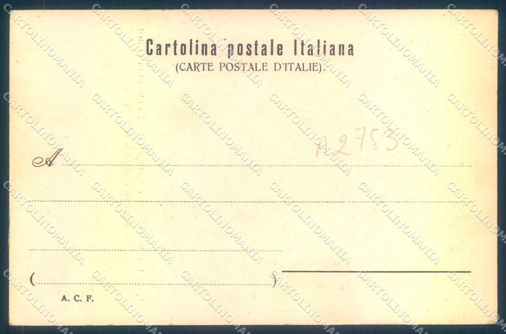 Pistoia Montecatini Chiesa Campanile cartolina JK0990 – retro