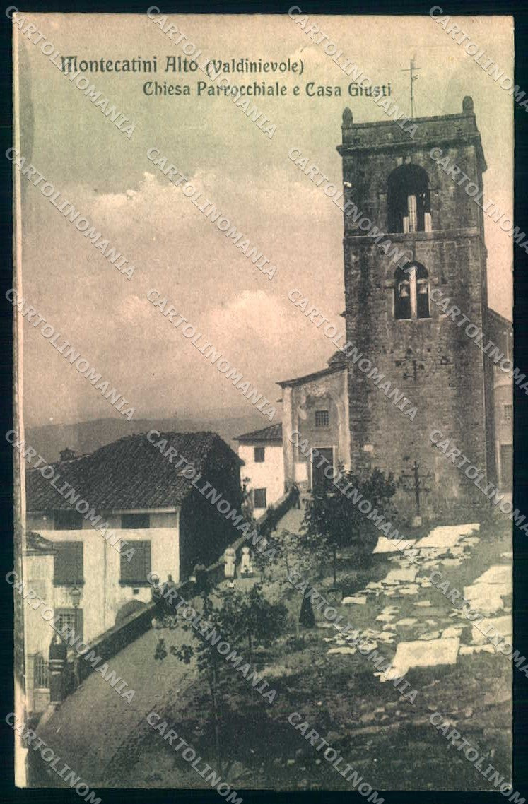 Pistoia Montecatini Chiesa Parrocchiale Modiano 24758 cartolina JK0992 – fronte