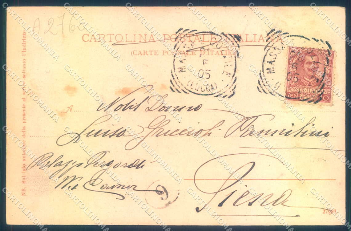 Pistoia Cozzile Castello saluti da cartolina JK0994 – retro