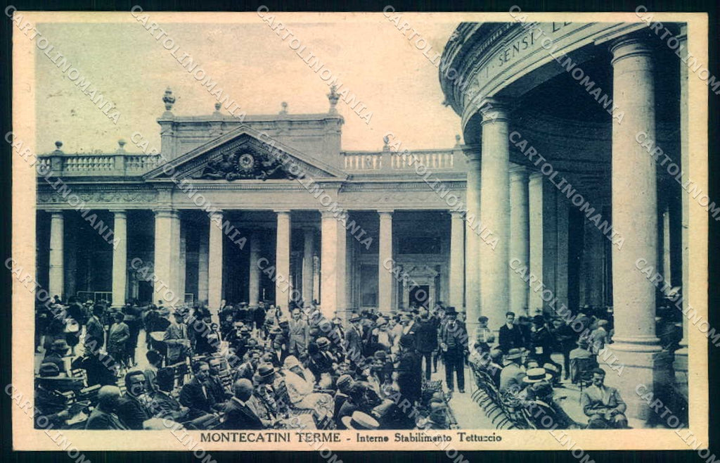 Pistoia Montecatini Terme Stabilimento Tettuccio cartolina JK0997 – fronte
