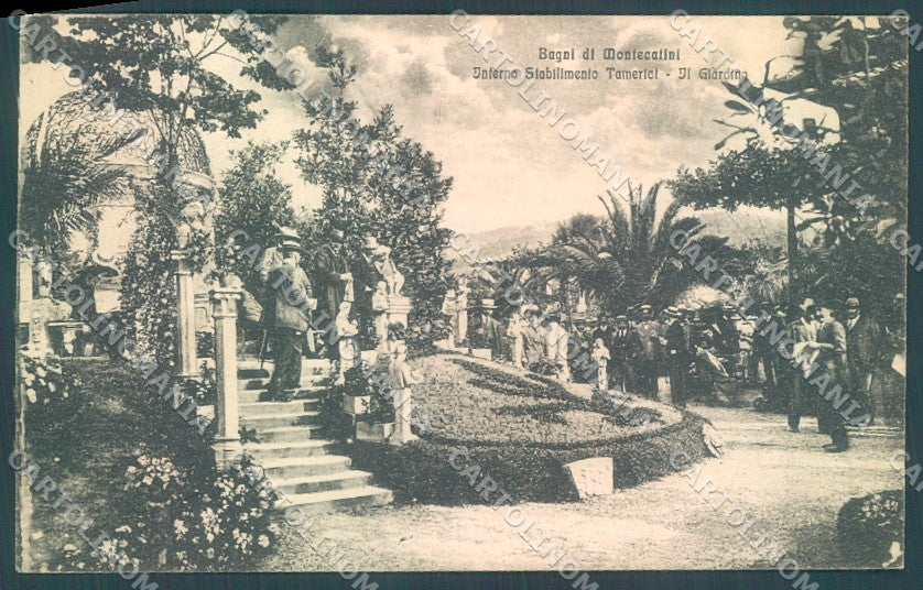 Pistoia Montecatini Terme Giardino cartolina JK1013 – fronte