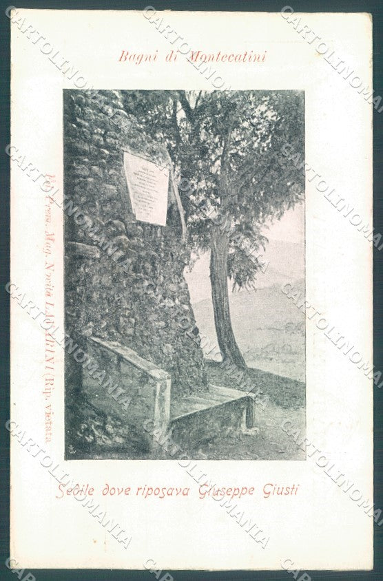 Pistoia Montecatini Terme cartolina JK1014 – fronte