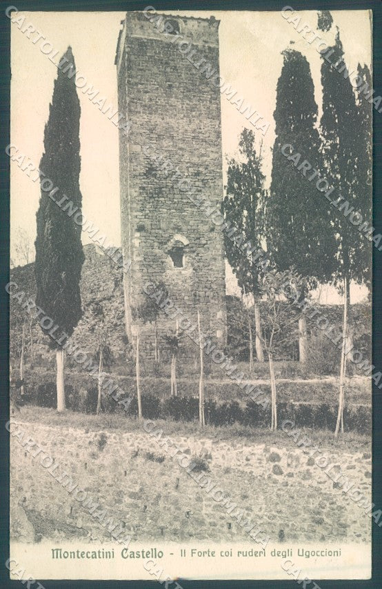 Pistoia Montecatini Castello Modiano 29890 PIEGA cartolina JK1015 – fronte