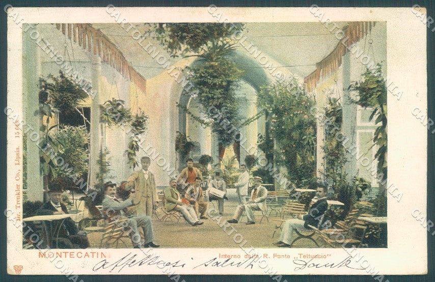 Pistoia Montecatini Terme Fonte Tettuccio Trenkler 15668 cartolina JK1018 – fronte