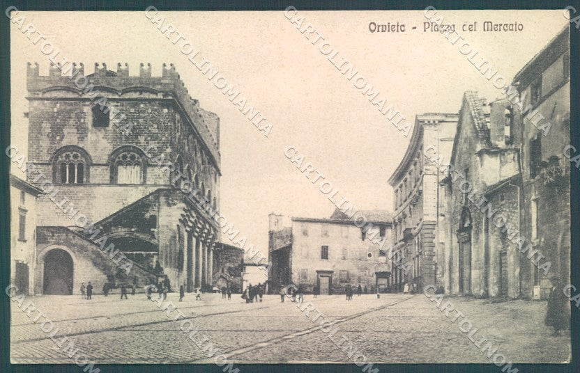 Terni Orvieto Piazza del Mercato Alterocca 46210 cartolina JK1024 – fronte