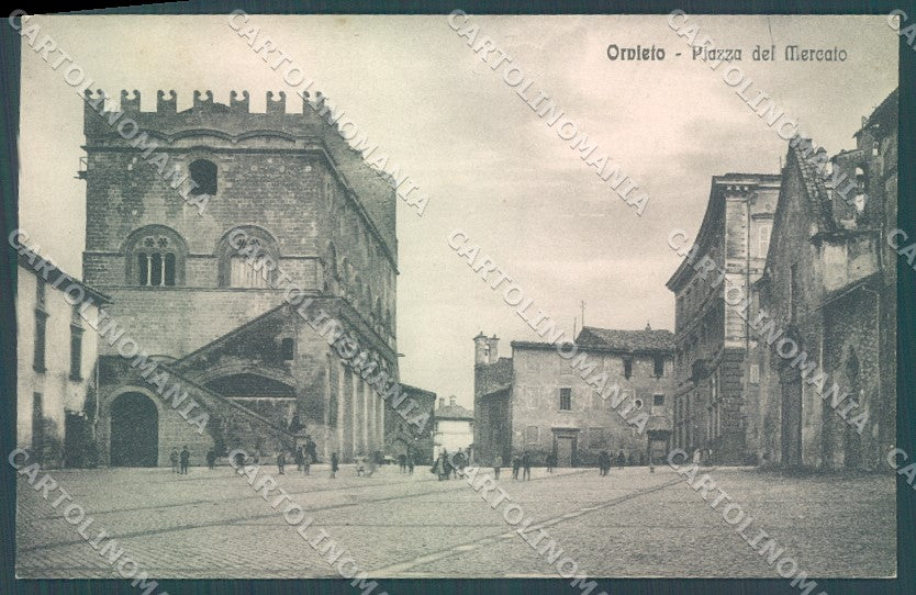 Terni Orvieto Piazza del Mercato Alterocca 46210 cartolina JK1025 – fronte