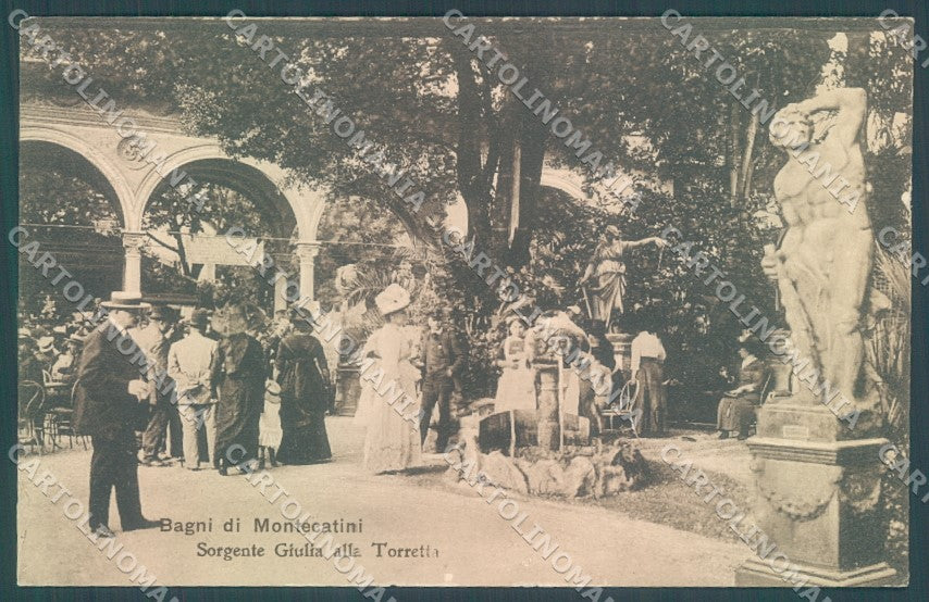 Pistoia Montecatini Terme Sorgente Giulia cartolina JK1029 – fronte
