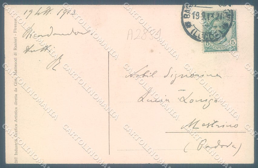 Pistoia Montecatini Terme Sorgente Giulia cartolina JK1029 – retro