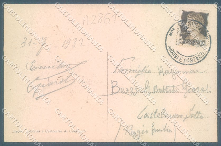 Pistoia Montecatini cartolina JK1035 – retro