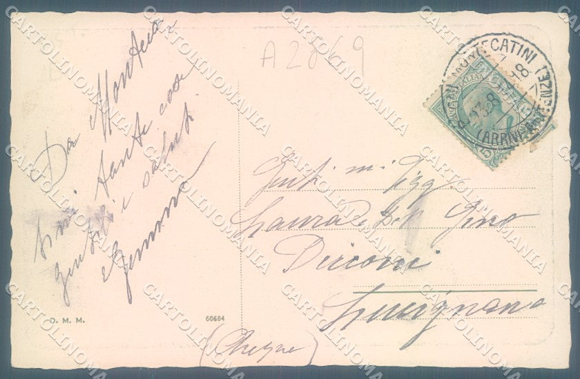 Pistoia Montecatini Casino Municipale cartolina JK1042 – retro
