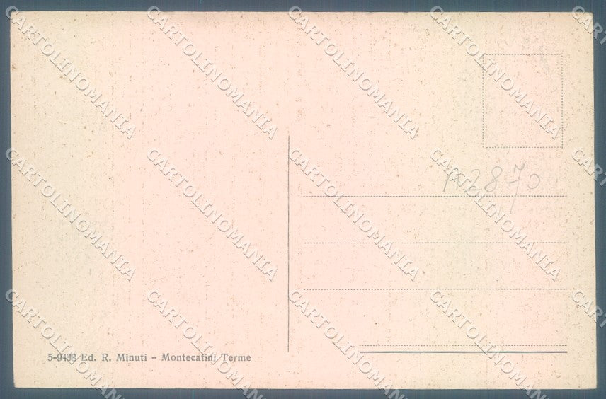Pistoia Montecatini Val di Nievole cartolina JK1043 – retro