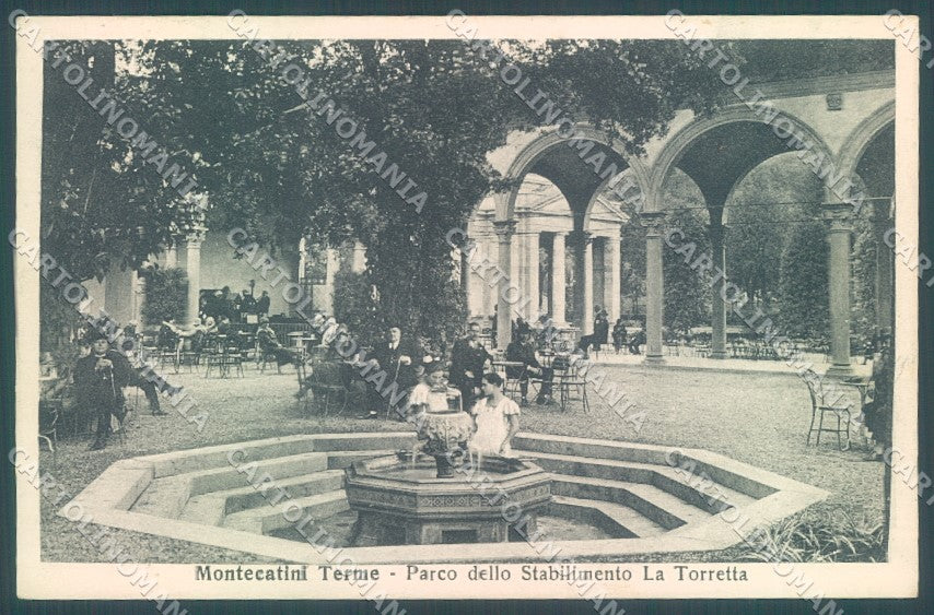 Pistoia Montecatini Stabilimento Torretta Parco cartolina JK1044 – fronte