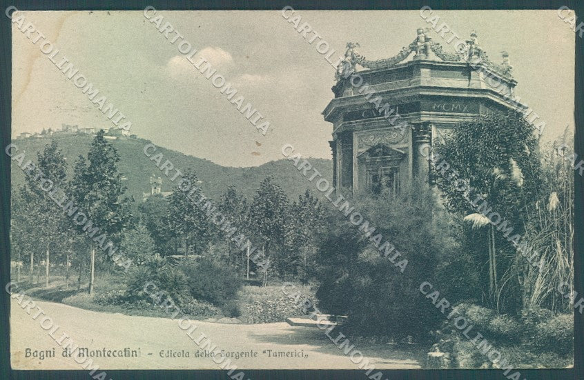 Pistoia Montecatini Edicola Sorgente Tamerici Brunner 5123 cartolina JK1046 – fronte