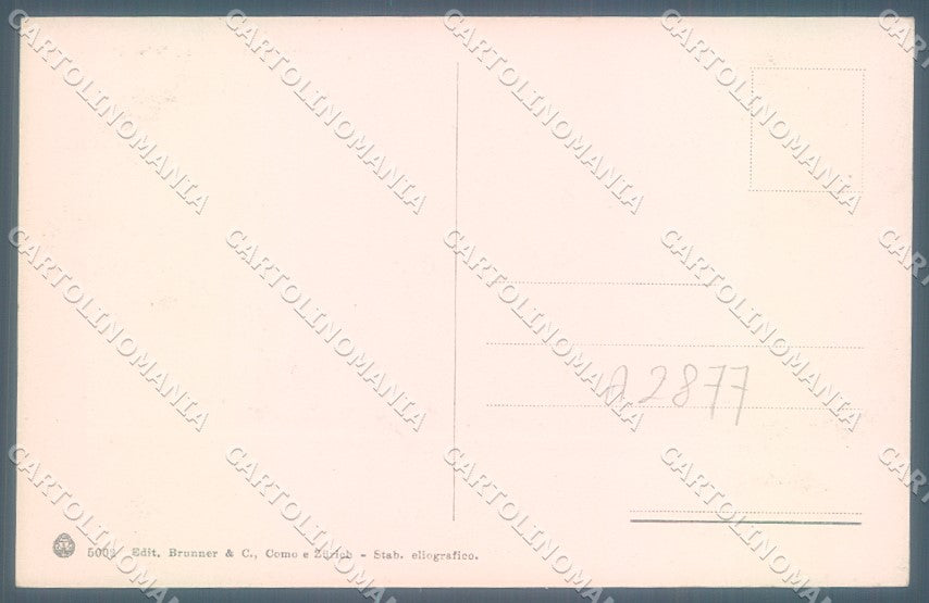 Pistoia Montecatini Grand Hotel La Pace Brunner 5002 cartolina JK1048 – retro