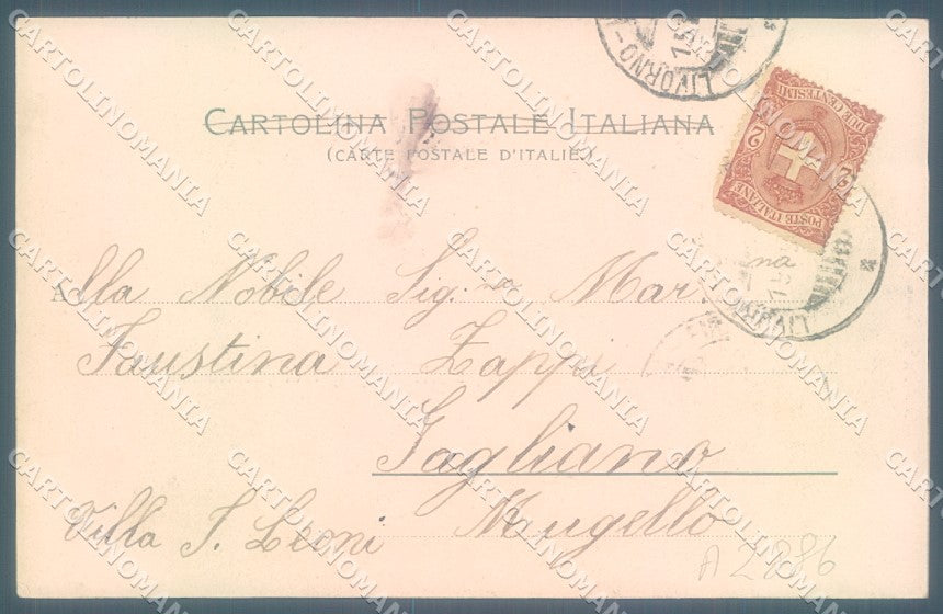 Pistoia Montecatini Bagni saluto da cartolina JK1050 – retro