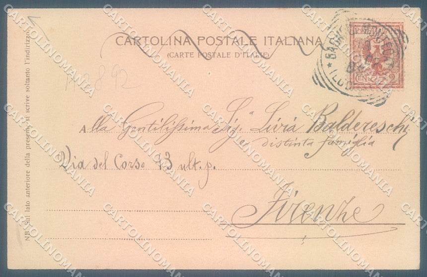 Pistoia Montecatini Bagni Trenkler 15666 PIEGHINA ANGOLO cartolina JK1054 – retro