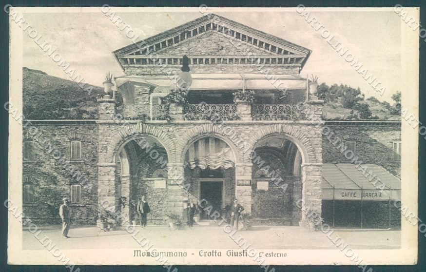 Pistoia Monsummano Grotta Giusti cartolina JK1058 – fronte