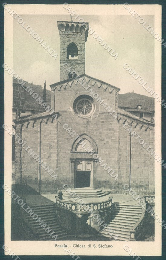 Pistoia Pescia Chiesa Santo Stefano cartolina JK1061 – fronte