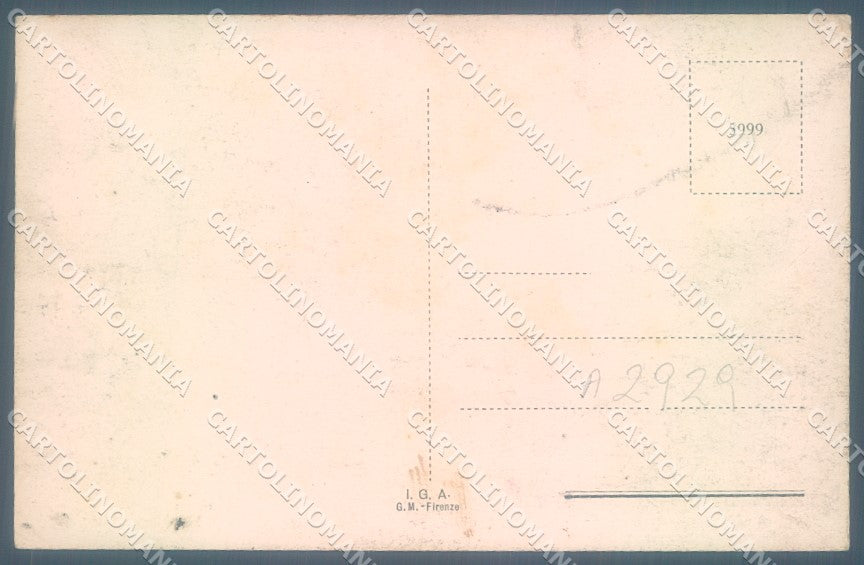 Pistoia Collodi Castello Villa Garzoni cartolina JK1068 – retro