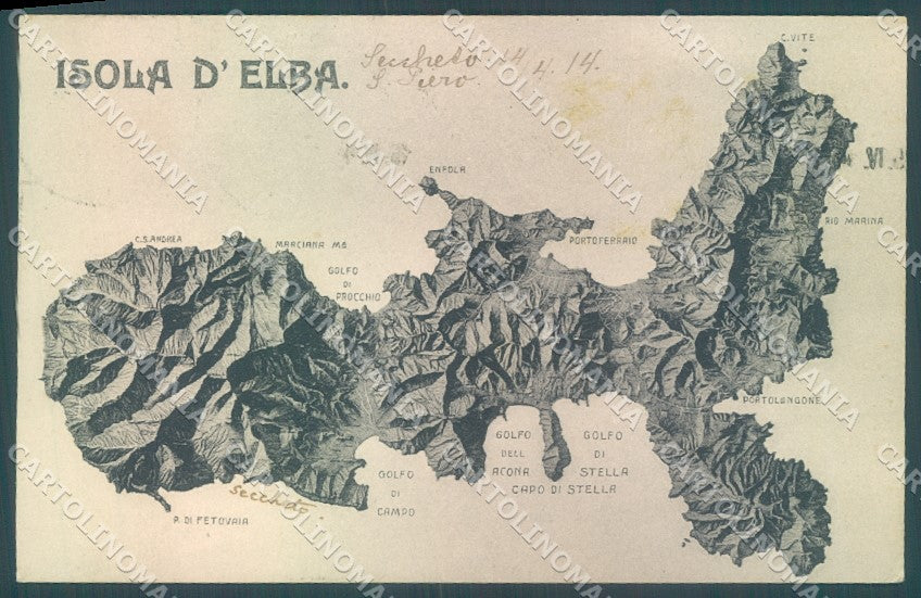 Livorno Isola Elba cartolina JK1069 – fronte