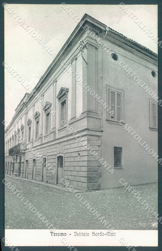 Teramo Città Istituto Sordo Muti Alterocca 7061 cartolina JK1088 – fronte