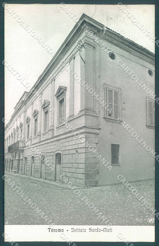 Teramo Città Istituto Sordo Muti Alterocca 7061 cartolina JK1089 – fronte