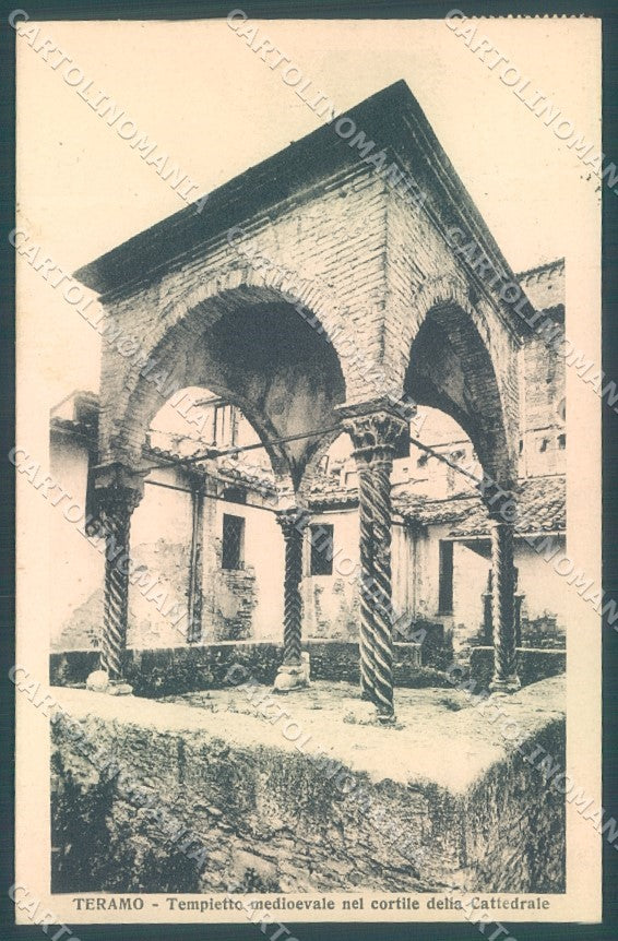 Teramo Città Cattedrale Tempietto Medioevale cartolina JK1090 – fronte