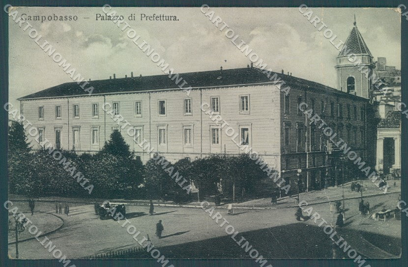 Campobasso Città Palazzo Prefettura PIEGATA cartolinaJK1092 – fronte