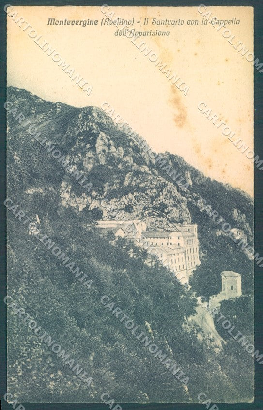 Avellino Montevergine Santuario cartolina JK1099 – fronte