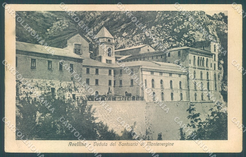 Avellino Montevergine Santuario cartolina JK1100 – fronte