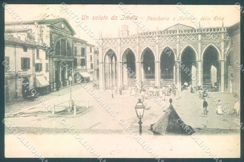 Bologna Imola Pescheria Mercato delle Erbe cartolina JK1102 – fronte