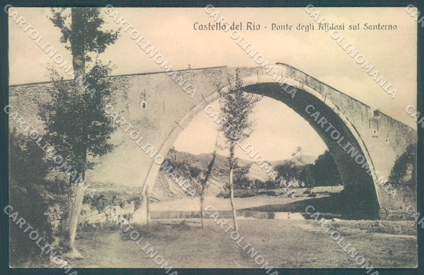 Bologna Castel del Rio Ponte Alidosi cartolina JK1103 – fronte