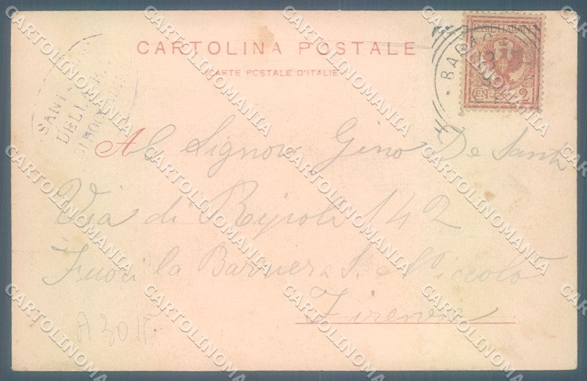 Bologna Baragazza Santuario Bocca di Rio cartolina JK1105 – retro
