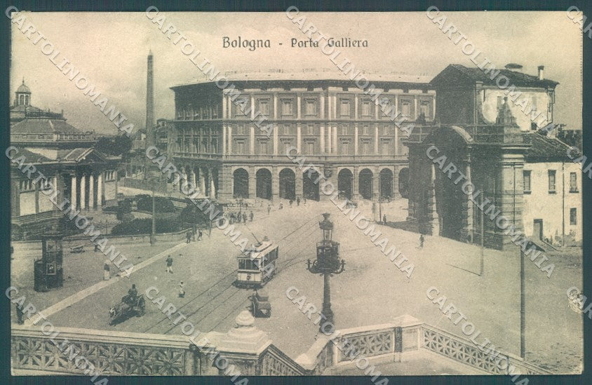 Bologna Città Tram Porta Galliera cartolina JK1106 – fronte