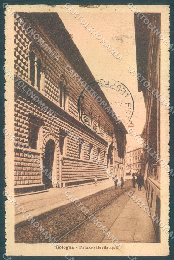 Bologna Città Palazzo Bevilacqua cartolina JK1132 – fronte