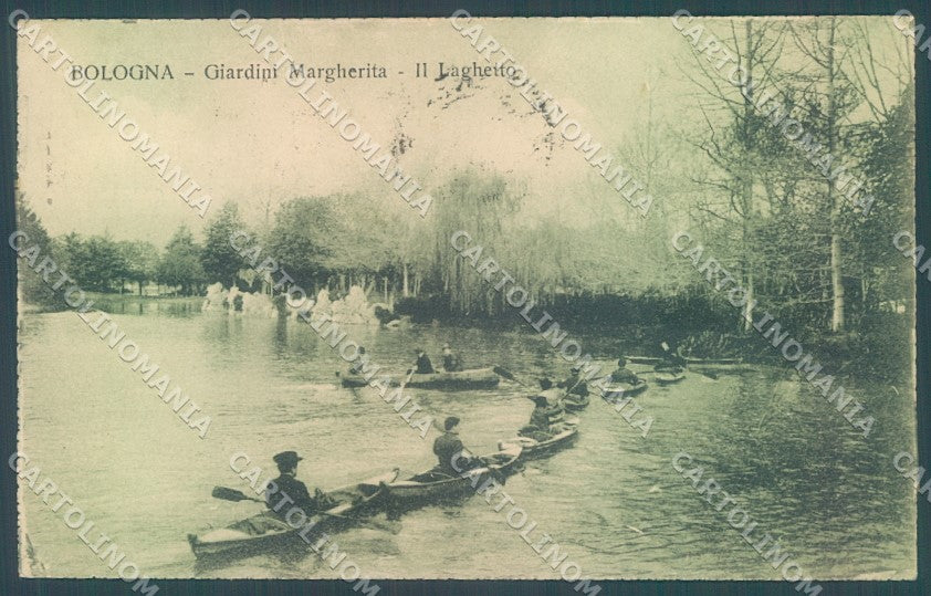 Bologna Città Giardini Margherita Laghetto cartolina JK1133 – fronte