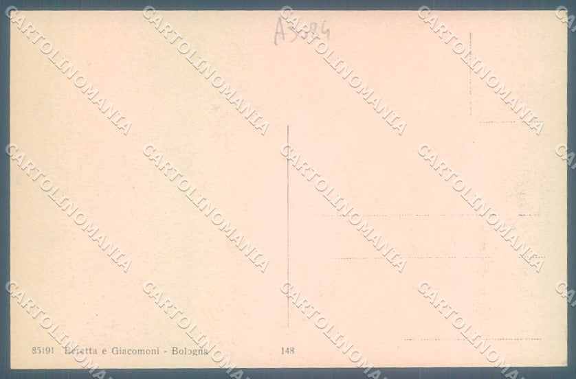 Bologna Città Chiesa Piazza Galvani Tram cartolina JK1134 – retro