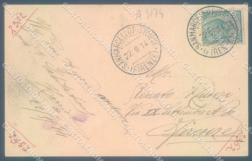 Pistoia San Marcello Pistoiese cartolina JK1159 – retro