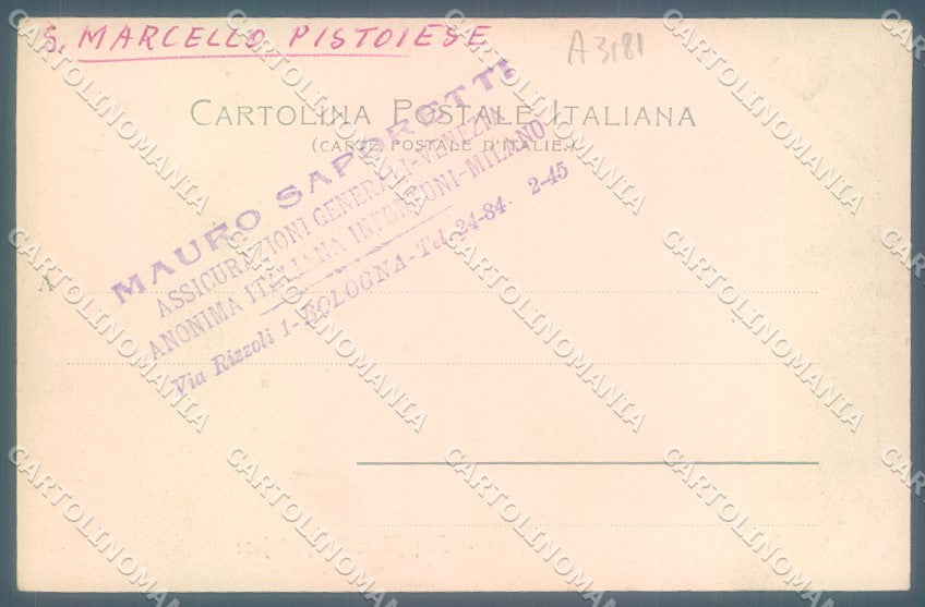 Pistoia San Marcello Pistoiese Nido cartolina JK1166 – retro