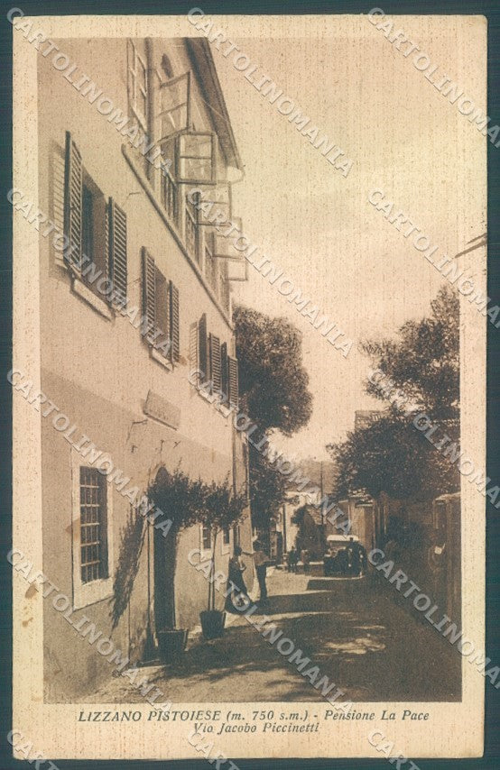 Pistoia Lizzano Pistoiese Pensione La Pace cartolina JK1168 – fronte