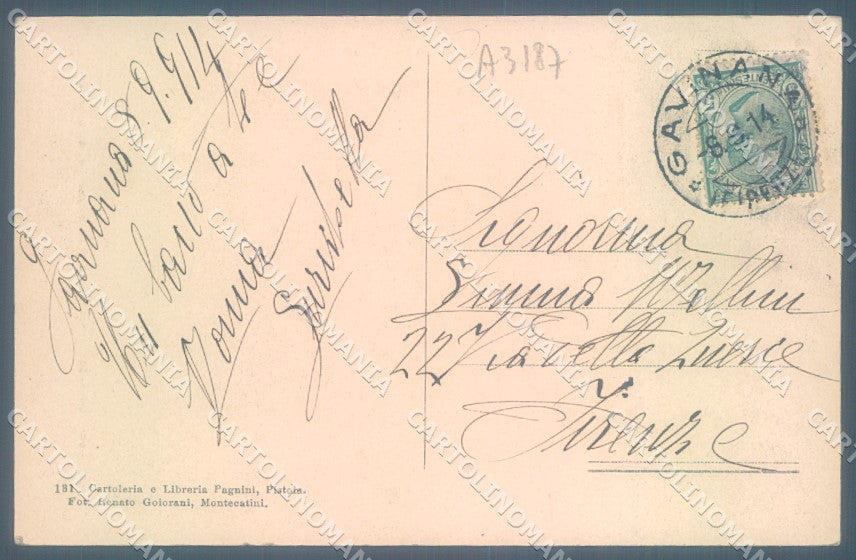 Pistoia San Marcello Pistoiese Gavinana Chiesa cartolina JK1171 – retro
