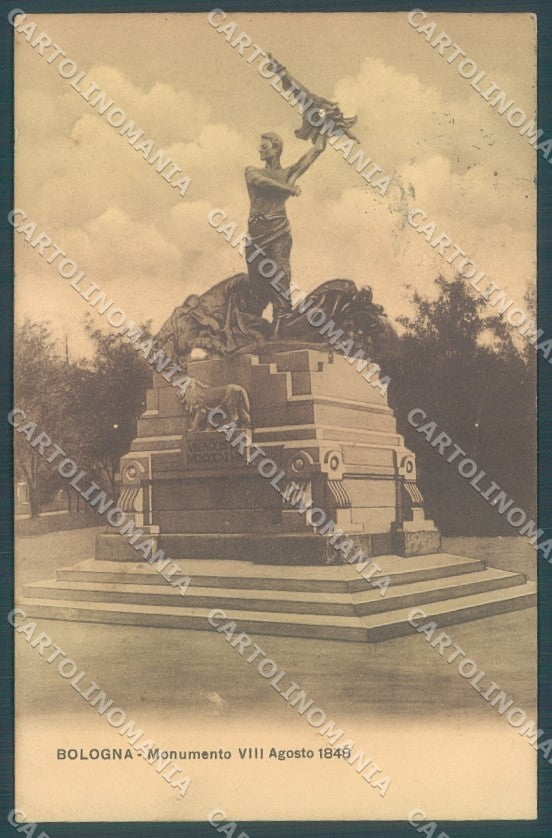 Bologna Città Monumento VIII Agosto 1848 cartolina JK1175 – fronte