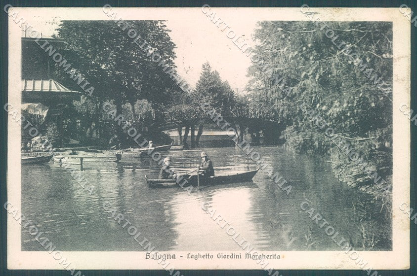 Bologna Città Laghetto Giardini Margherita cartolina JK1177 – fronte