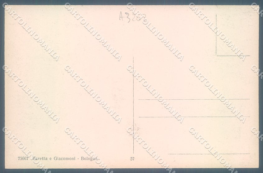 Bologna Città Chiesa dei Servi Portici cartolina JK1180 – retro